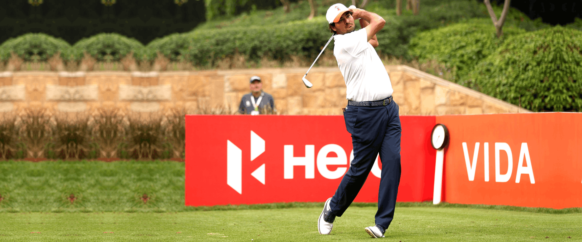 Defending Champion Eugenio Chacarra is at the top of the leaderboard