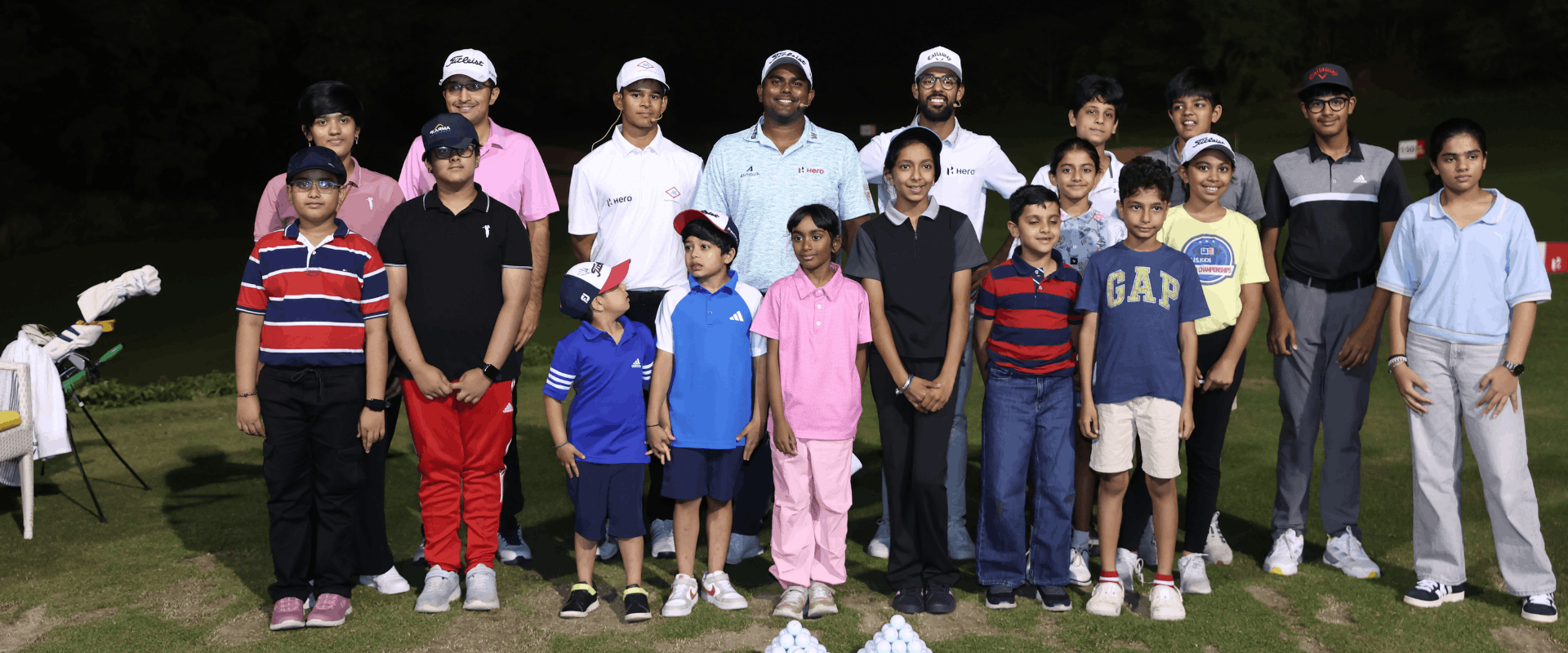 Golf Clinic with Global Ambassador Akshay Bhatia and Marquee Indian players Rayhan Thomas, and Kartik Singh