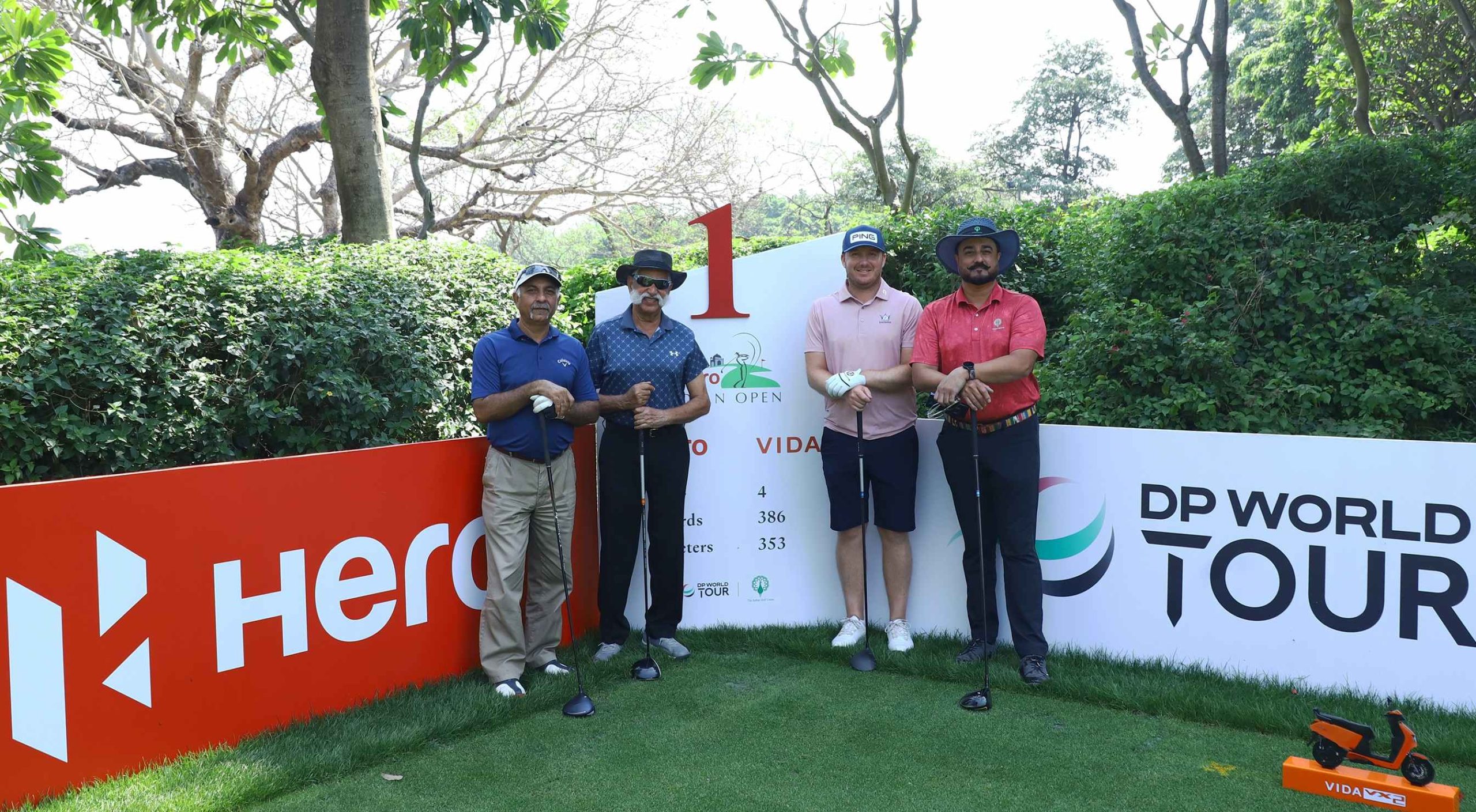 OM PRAKASH CHOUHAN, DANIEL YOUNG’S TEAM WINS THE IGU PRO-AM AT HERO INDIAN OPEN